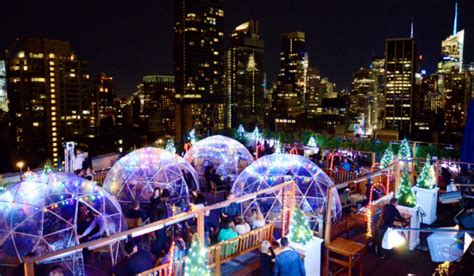 NYC's Rooftop Igloo Bar Is Now Open