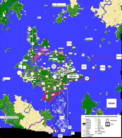 Hermitcraft Season 6 Map – Map Of The Usa With State Names