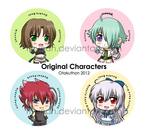 Original Character Buttons by HanuWabbit on DeviantArt