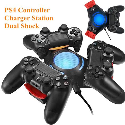 Buy Charger Station Dual Shock 3 USB Charging Dock Station Base For PS4 ...