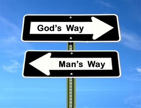 God's way not man's | Pleasantville Church of Christ