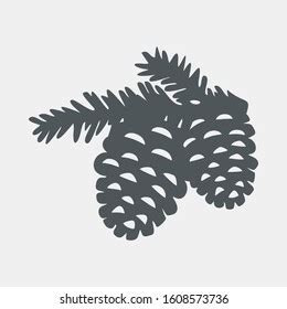 Pine Cone Silhouette Stock Vectors, Images & Vector Art | Shutterstock