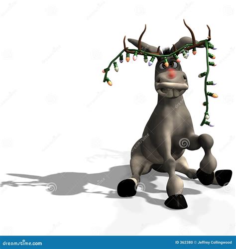 Christmas Donkey Stock Photo - Image: 362380