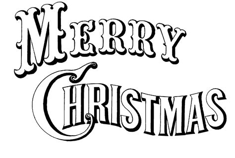 Free Printable Merry Christmas Coloring Pages