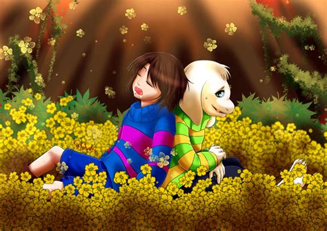 Undertale: Frisk and Asriel by KikyoYuuki on DeviantArt