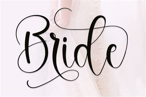 Bride Font by YanStudio · Creative Fabrica