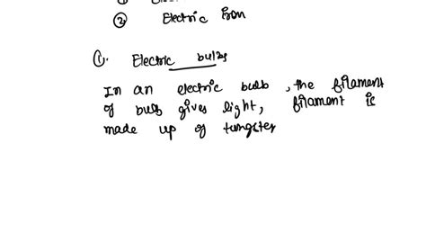 SOLVED: explain any two practical applications of heating effect of electric current