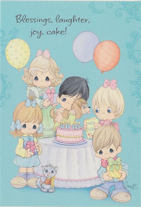 PRECIOUS MOMENTS BIRTHDAY CARD | Precious moments coloring pages, Precious moments, Precious ...