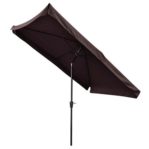 Rectangular Patio Umbrella Tilt Metal 10x6.5ft 6-Rib – The Display Outlet