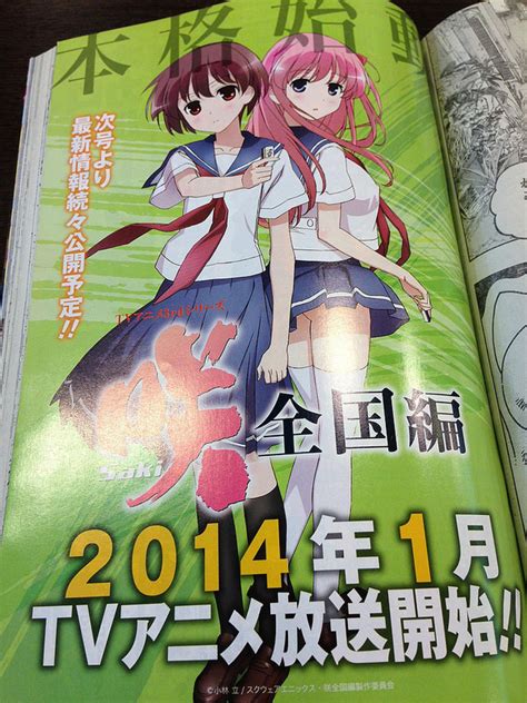 Crunchyroll - "Saki Zenkoku-hen" Anime Scheduled for Winter 2014