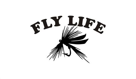 Fly Life decal, Fly Life sticker, Fly Life vinyl decal, fly angler ...