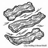 Bacon Coloring Pages  Free & Printable sketch template
