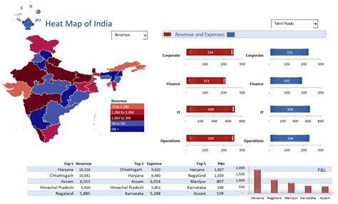 India Heat Map Excel Dashboard — Excel Dashboards VBA