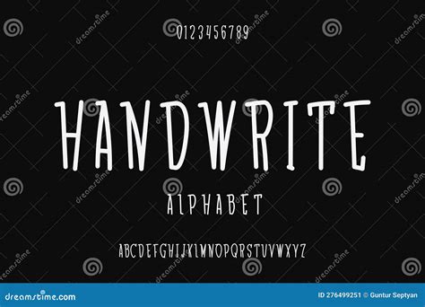 Display font vector design stock vector. Illustration of identity - 276499251