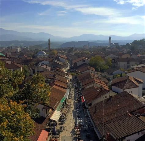 Gjakova City Kosovo the old Bazaar Çarshija e vjetër vacations