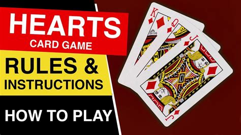 How to Play Hearts : Rules of Hearts Card Game in 2021 | Hearts card game, Play hearts, Card games