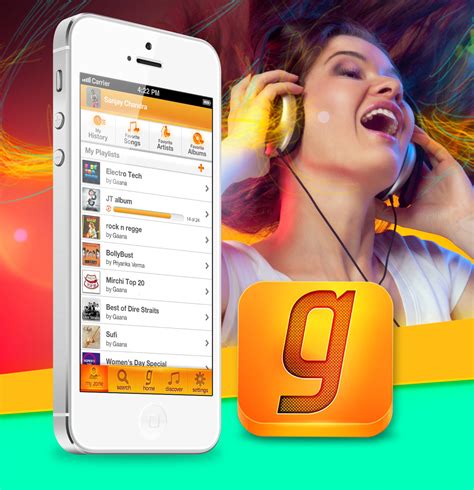 Gaana App for iOS :: Behance