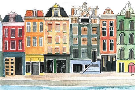 Amsterdam Canvas Print by Rongrong DeVoe | iCanvas