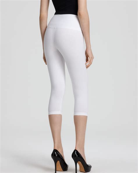 leggings capri white