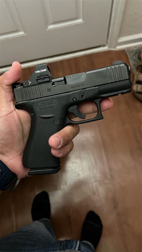 43X MOS blue label night sights? : r/Glock43X