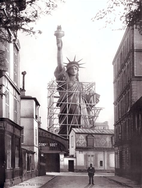 Statue of Liberty in Paris, 1886 Rare Print from Rare Posters | King & McGaw