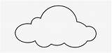 Cloud Coloring Page sketch template