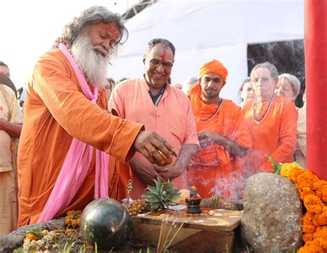 Shiva Lingam from Mahakaleshwar Temple installed in Camp