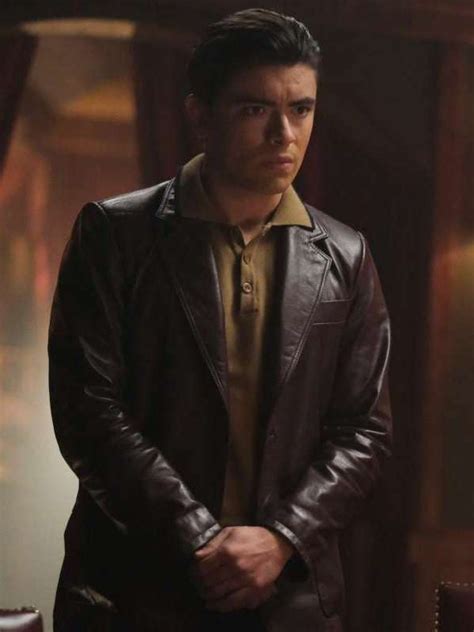 Michael Consuelos Riverdale Teen Hiram Lodge Blazer Leather Jacket