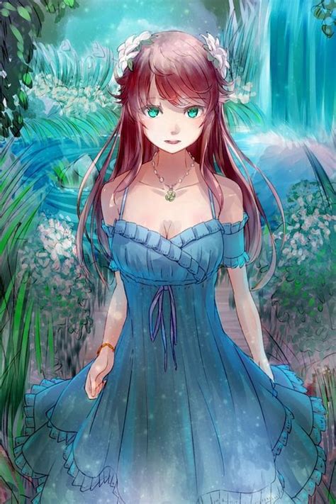 anime beautiful girl with red hair and blue eyes | Anime | Pinterest | Red hair, Blue eyes and Anime