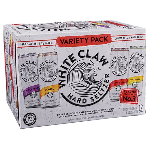 White Claw Variety #3 12pk 12 oz Cans - Applejack