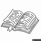 Open Book Coloring Page Free Printable Pages  Vrogueco sketch template