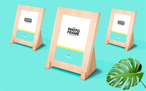 Photo Frame Stand Free PSD MockUp - LTHEME