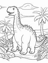 Dinosaur coloring pages page For toddlers sketch template