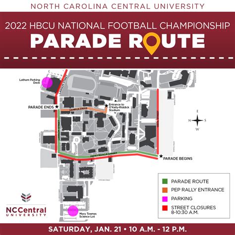 NCCU to Host Parade and Pep Rally for 2022 HBCU National Football Champions, Jan. 21 | North ...