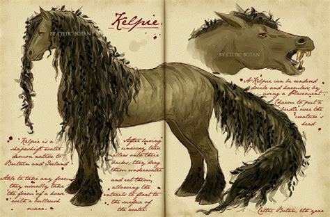 The Kelpie | Magical creatures, Mythical monsters, Mythological creatures