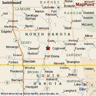 Where is Oakes, North Dakota? see regional map & more