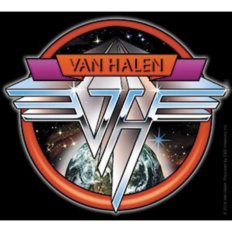 Van Halen Space Logo - Vinyl Sticker at Sticker Shoppe