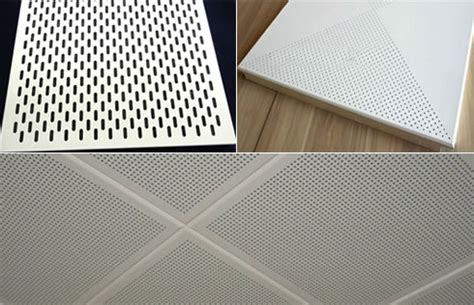 Perforated Metal Acoustic Ceiling Panels - Architectural Interior Sound ...