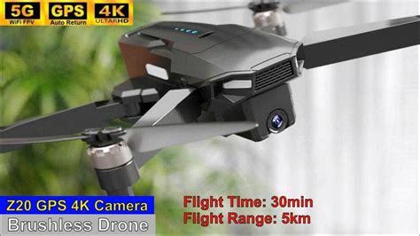 Z20 GPS 4K Brushless Long Range Drone – Just Released ! - YouTube