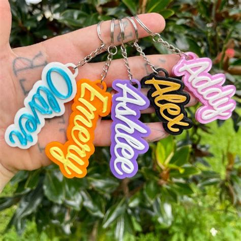 Personalized Name Keychain 2 Colors | Lazada PH