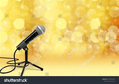 Modern Professional Microphone On Stand On Stock Photo 1942433239 ...