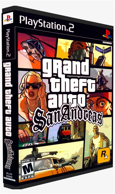 Grand Theft Auto - Gta San Andreas Ps2 Box Art - Free Transparent PNG Download - PNGkey