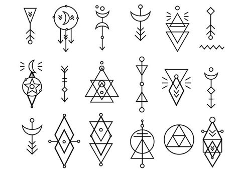 Hipster Geometric Sacred Shapes Set | Small geometric tattoo, Geometric ...