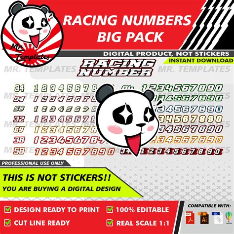 DOWNLOAD DESIGN RACING NUMBERS | MOTOPROTEMPLATES