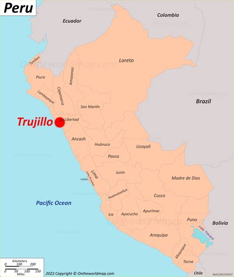 Mapa de Trujillo | Perú | Mapas Detallados de Trujillo