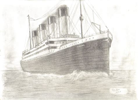 Most Beautiful Drawing in the World: How to Draw Titanic Ship