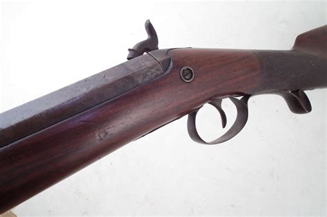 Lot 126 - Percussion single barrel shotgun