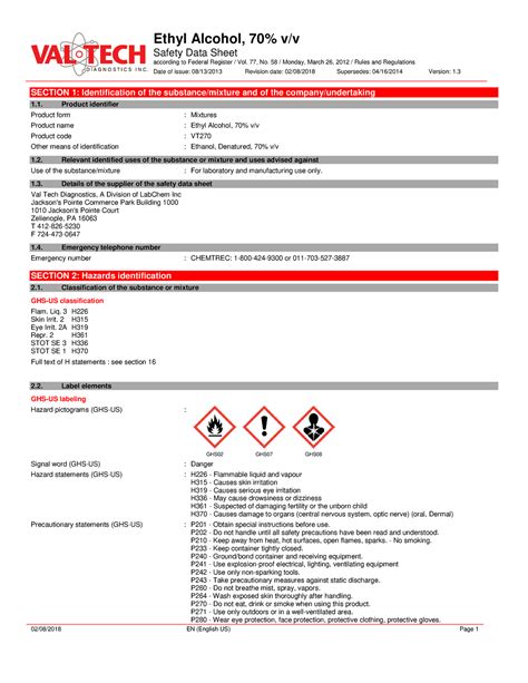 Inbound 6694170532908951252 - Safety Data Sheet according to Federal ...