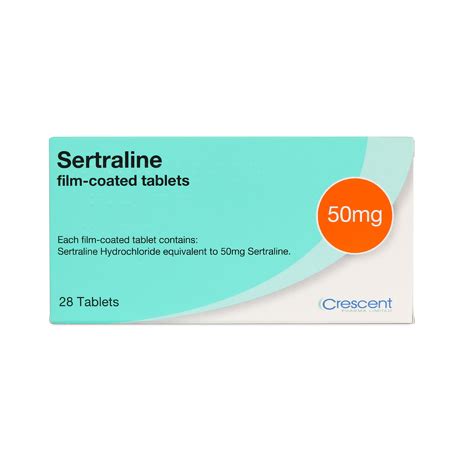 Sertraline 50mg Film-coated Tablets – Crescent Pharma