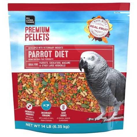 All Living Things® Premium Pellets Parrot Diet | bird Pet Bird Food ...